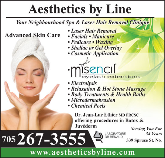 Aesthetics By Line Opening Hours 339 Spruce St N, Timmins, ON