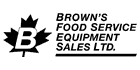 Brown's Food Service Equipment Sales Ltd - Logo