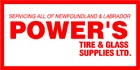 logo Power's Tire & Glass Supplies Ltd