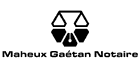 Me Gaétan Maheux Notaire - Logo